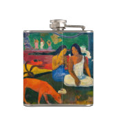 Paul Gauguin - Gebied / Rode hond Heupfles (Achterkant)