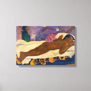 Paul Gauguin - Geest van de Doden Kijkt Toe Canvas Afdruk
