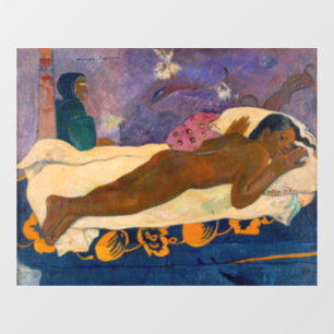Paul Gauguin - Geest van de doden loert Raamsticker