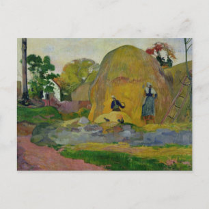 Paul Gauguin   Gele Haystacks of Golden Harvest Briefkaart