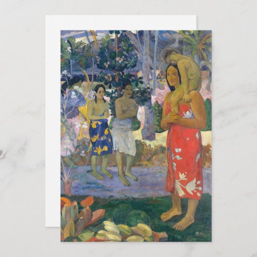 Paul Gauguin - Heil Maria / Ia Orana Maria Kaart (Voorkant / Achterkant)