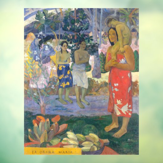 Paul Gauguin - Heil Maria / Ia Orana Maria Raamsticker (Vel 3)