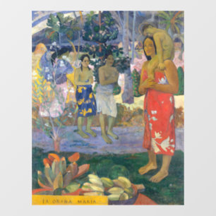 Paul Gauguin - Heil Maria / Ia Orana Maria Raamsticker