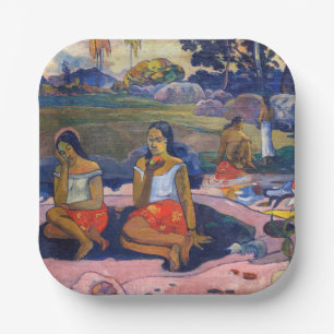 Paul Gauguin - Heilige Lente, zoete dromen Papieren Bordje