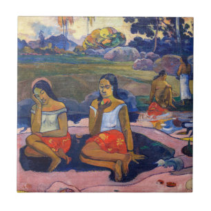 Paul Gauguin - Heilige Lente, zoete dromen Tegeltje