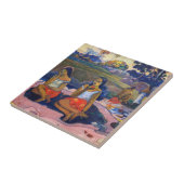 Paul Gauguin - Heilige Lente, Zoete Dromen Tegeltje (Zijkant)