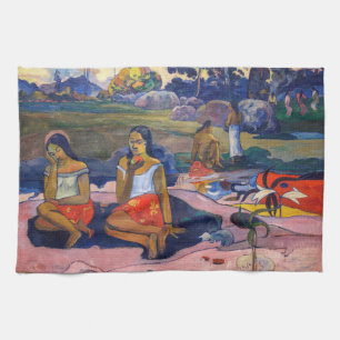 Paul Gauguin - Heilige Lente, zoete dromen Theedoek