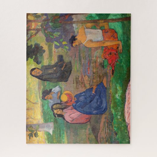 Paul Gauguin - Het gesprek / Les Parau Parau Legpuzzel (Verticaal)