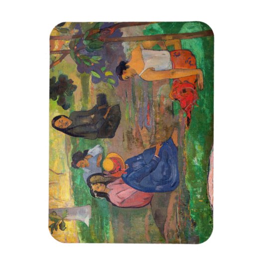 Paul Gauguin - Het gesprek / Les Parau Parau Magneet (Verticaal)