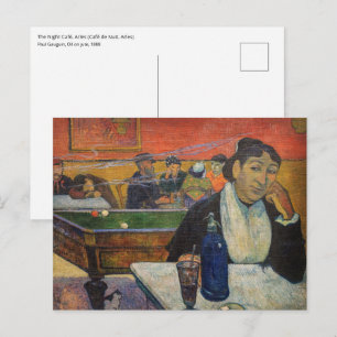 Paul Gauguin - Het nachtcafé, Arles Briefkaart