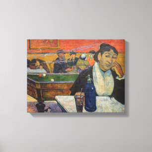 Paul Gauguin - Het nachtcafé, Arles Canvas Afdruk