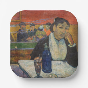 Paul Gauguin - Het Nachtcafé, Arles Papieren Bordje