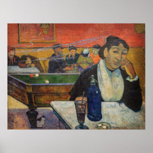 Paul Gauguin - Het Nachtcafé, Arles Poster