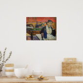 Paul Gauguin - Het Nachtcafé, Arles Poster (Keuken)