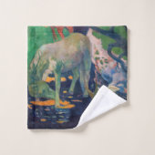 Paul Gauguin - Het witte paard Bad Handdoek (Wasdoekje)