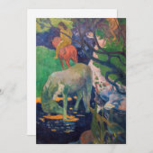 Paul Gauguin - Het witte paard Bedankkaart (Voorkant / Achterkant)