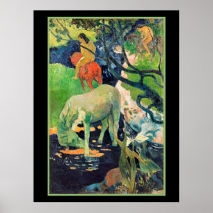Paul Gauguin, Het witte paard Poster