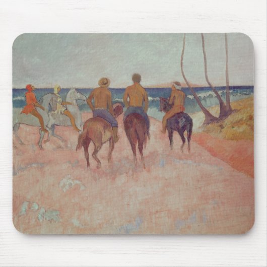Paul Gauguin | Horseman op de strand van 1902 Muismat (Voorkant)