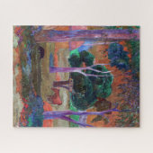 Paul Gauguin - Landschap met een Pig en een Paard Legpuzzel (Horizontaal)