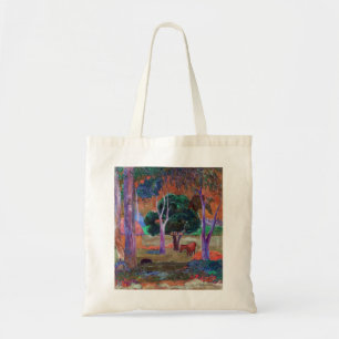 Paul Gauguin - Landschap met een varken en een paa Tote Bag