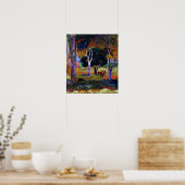 Paul Gauguin Landschap met een Varken en een Paard Poster (Keuken)