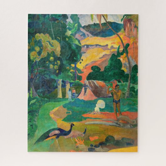 Paul Gauguin - Landschap met pauwen / Matamoe Legpuzzel (Verticaal)