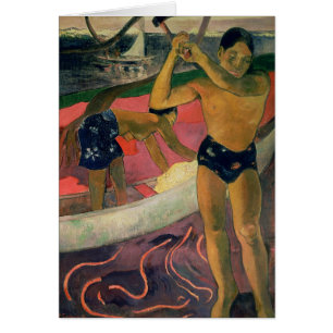 Paul Gauguin l'homme avec une hache, 1891