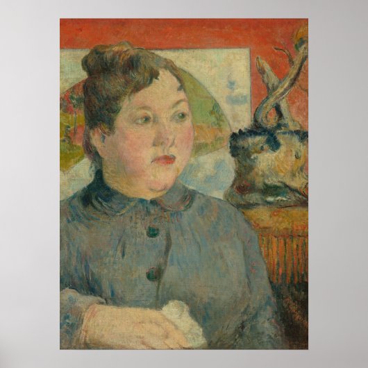 Paul Gauguin Madame Art Wall Poster (Voorkant)