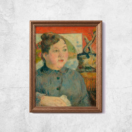 Paul Gauguin Madame Art Wall Poster