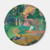 Paul Gauguin Matamoe Landschap met Peacocks Magneet (Voorkant)