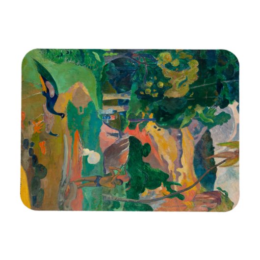 Paul Gauguin Matamoe Landschap met Peacocks Magneet (Horizontaal)