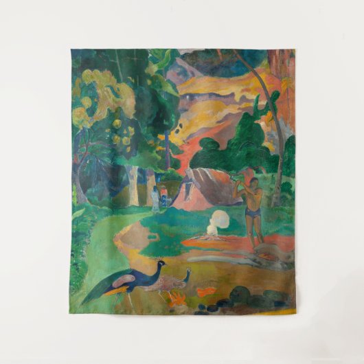 Paul Gauguin Matamoe Landschap met Peacocks Wandkleed (Voorkant)
