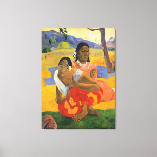 PAUL GAUGUIN - Nafea faa ipoipo 1892 Canvas Afdruk