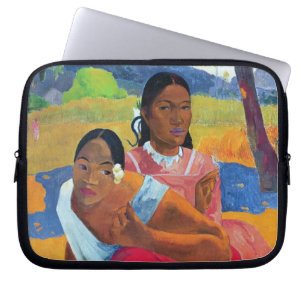 Paul Gauguin Nafea Fpoipo (Wanneer bent u Getti) Laptop Sleeve