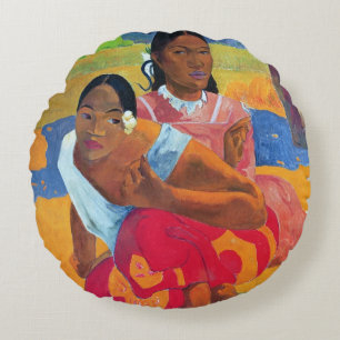 Paul Gauguin   Nafea Fpoipo (Wanneer bent u Getti) Rond Kussen