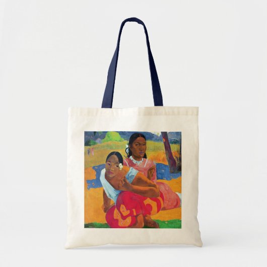 Paul Gauguin | Nafea Fpoipo (Wanneer bent u Getti) Tote Bag (Voorkant)