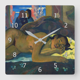 Paul Gauguin - Nooit Meer / O Taiti Vierkante Klok