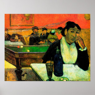 Paul Gauguin over de nachtelijke affaire, Arles Poster