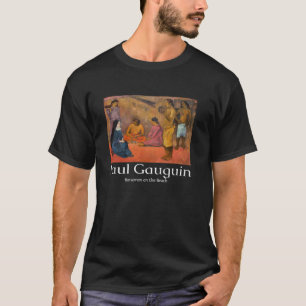 Paul Gauguin Paardrijders op het Strand Art Grafis T-shirt