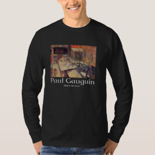 Paul Gauguin Parijs in de Sneeuw Kunst Grafisch Vi T-shirt