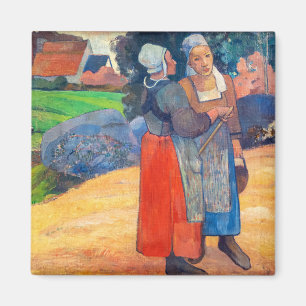 Paul Gauguin - Paysannes Breton Magneet