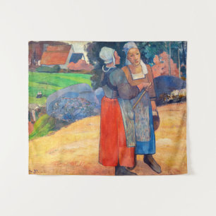 Paul Gauguin - Paysannes Breton Wandkleed