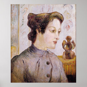 Paul Gauguin Portret van een jonge vrouw, 1886 Poster