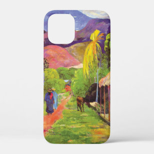 Paul Gauguin Road in Tahiti  Fine Art iPhone 12 Mini Hoesje