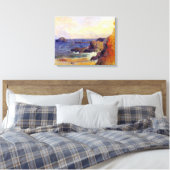 Paul Gauguin - Rocky Coast Fine Art schilderen Canvas Afdruk (Insitu (Slaapkamer))