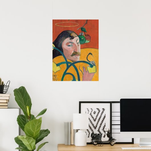 Paul Gauguin Self Portrait Modern Art Poster (Thuiskantoor)