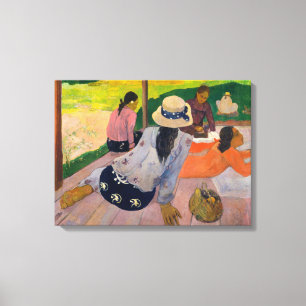 Paul Gauguin   Siesta Canvas Afdruk