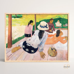 Paul Gauguin Siesta Schilderkunst Print