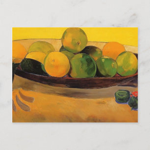 Paul Gauguin - Stilleven met Tahitiaanse sinaasapp Briefkaart