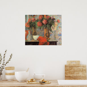 Paul Gauguin, Stilleven met witte kom, Poster